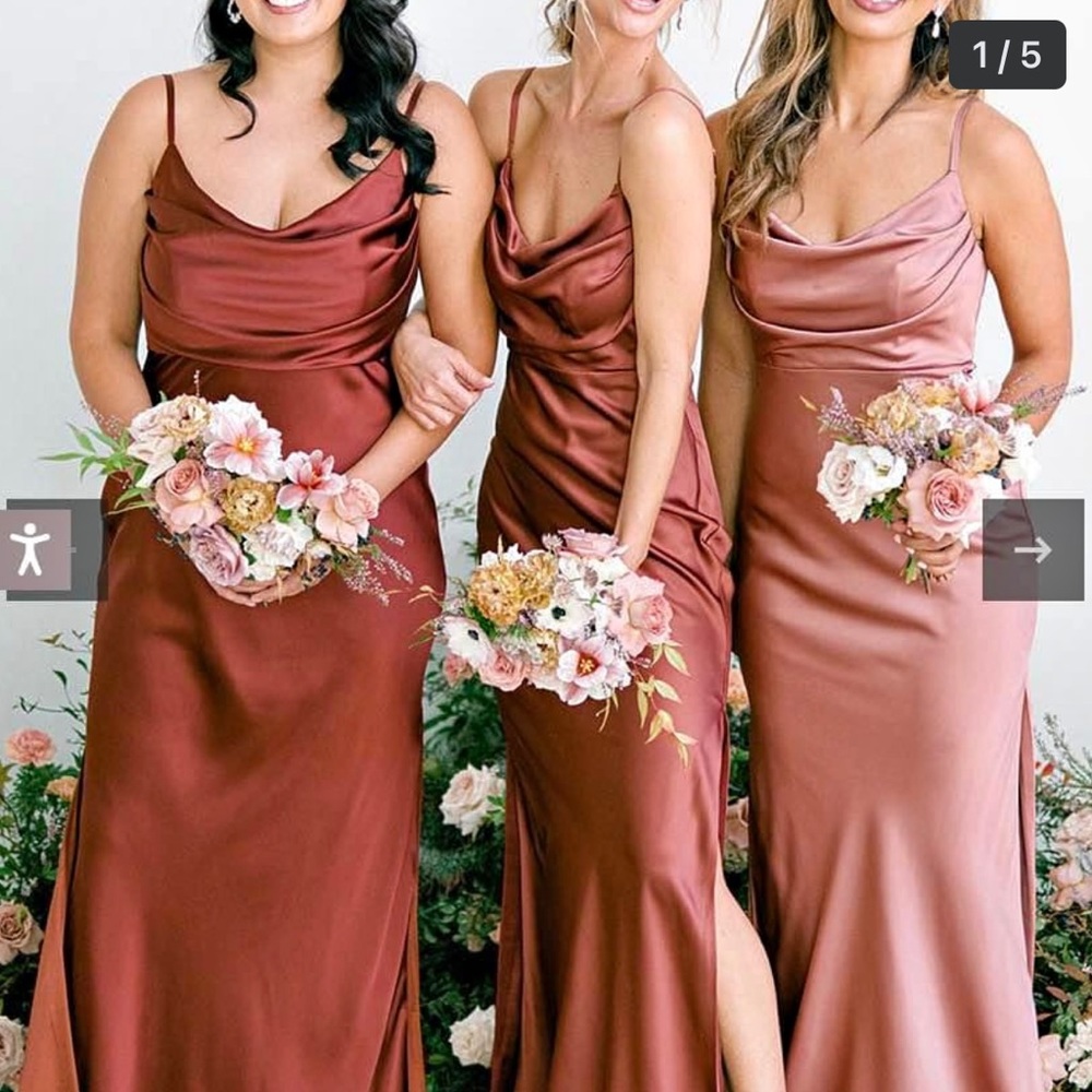 Revelry Skye Satin Dress